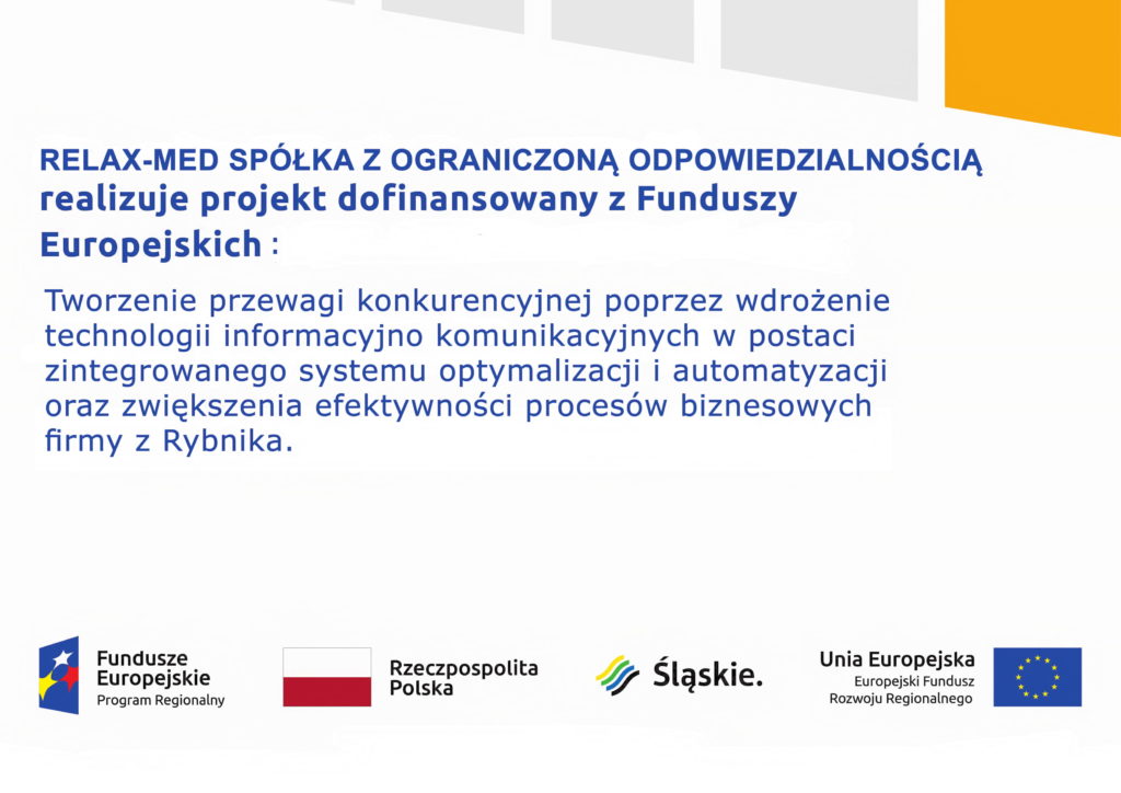 Projekt RELAX-MED zwiększa efektywność procesów biznesowych w Rybniku.