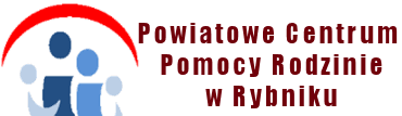 Logo Powiatowego Centrum Pomocy Rodzinie w Rybniku.